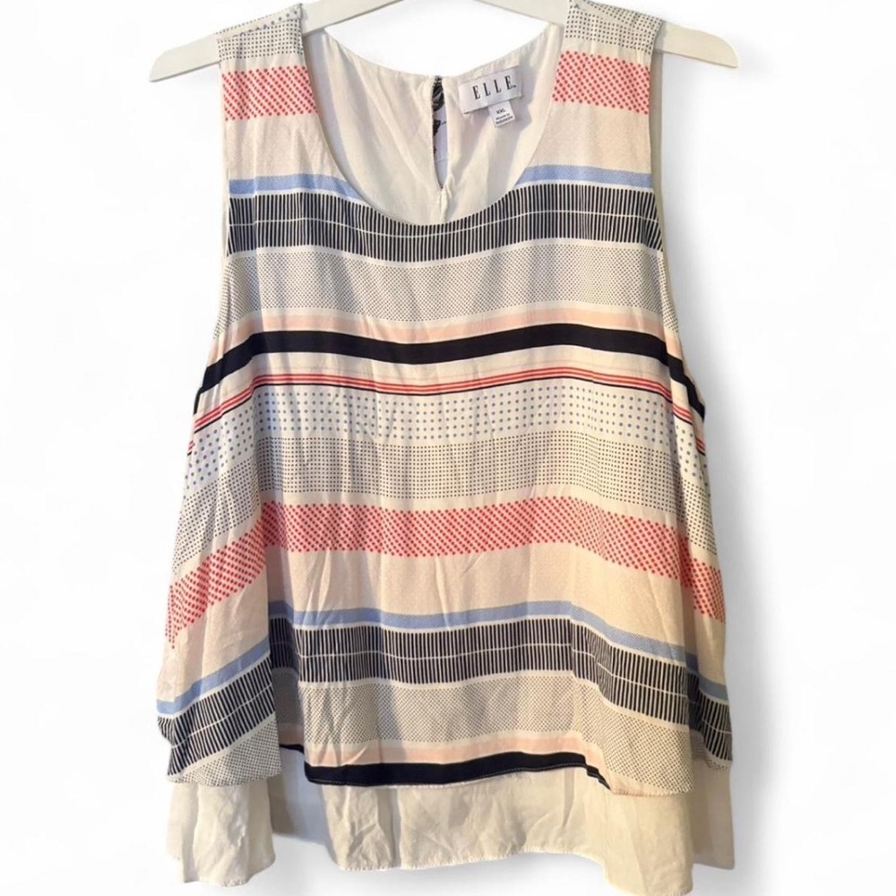 Elle Striped Sleeveless Top
